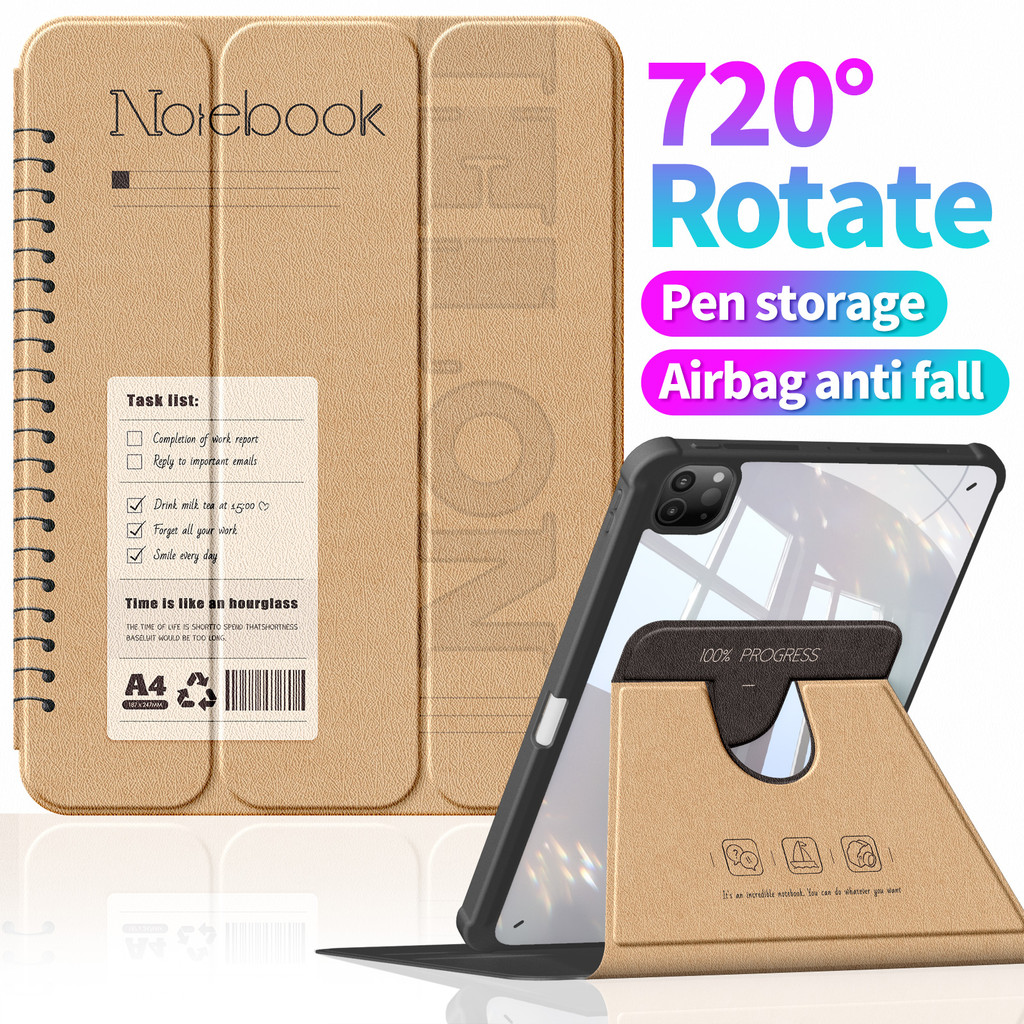 A319กระดาษคราฟท์โน้ตบุ๊คสําหรับHuawei MatePad 11 "/11.5 S "2025 12X 2026 Pro/Air/SE 11 "/11.5 S" เคสป้องกันUltra-Thinแบบพกพา + Stylus Storageหนังแท็บเล็ตพีซีFlip HolderกรณีเหมาะสําหรับHuaweiแท็บเล็ตFull ชุด 13 "/12.6 "/10.4 "/10.8 "