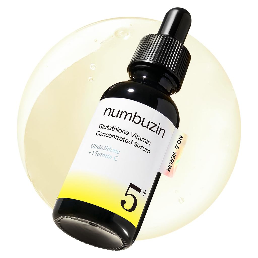Numbuzin No.5 Vitamin Concentrated Essence, Dark Spot Care, Glutathione และ Vitamin Essence, ผลิตภัณ