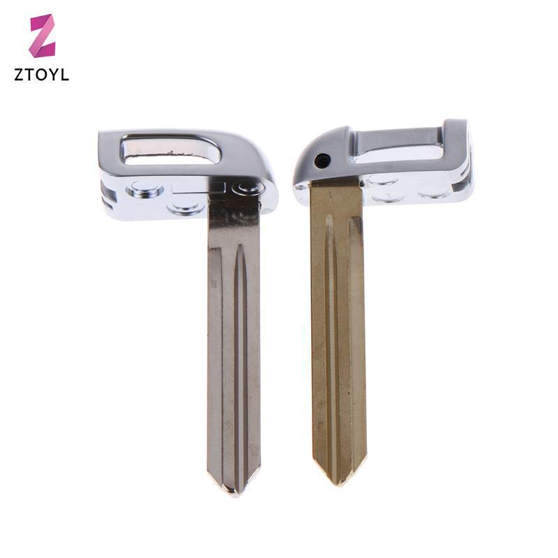 [ZTO-t] ใบมีดกุญแจรีโมทฉุกเฉินคุณภาพสูงสําหรับ Hyundai IX35 K2 K5 Uncut Metal สําหรับการเปลี่ยนกุญแจ
