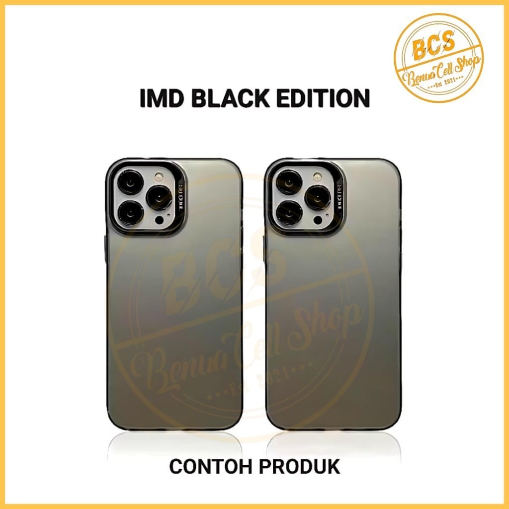 BCS - CASE IMD FULL BLACK VIVO IQOO Z10 13 5G Z9 5G Z9X 5G S1 S1 PRO V21 V21E V23 V25 V25E V27 V29E 
