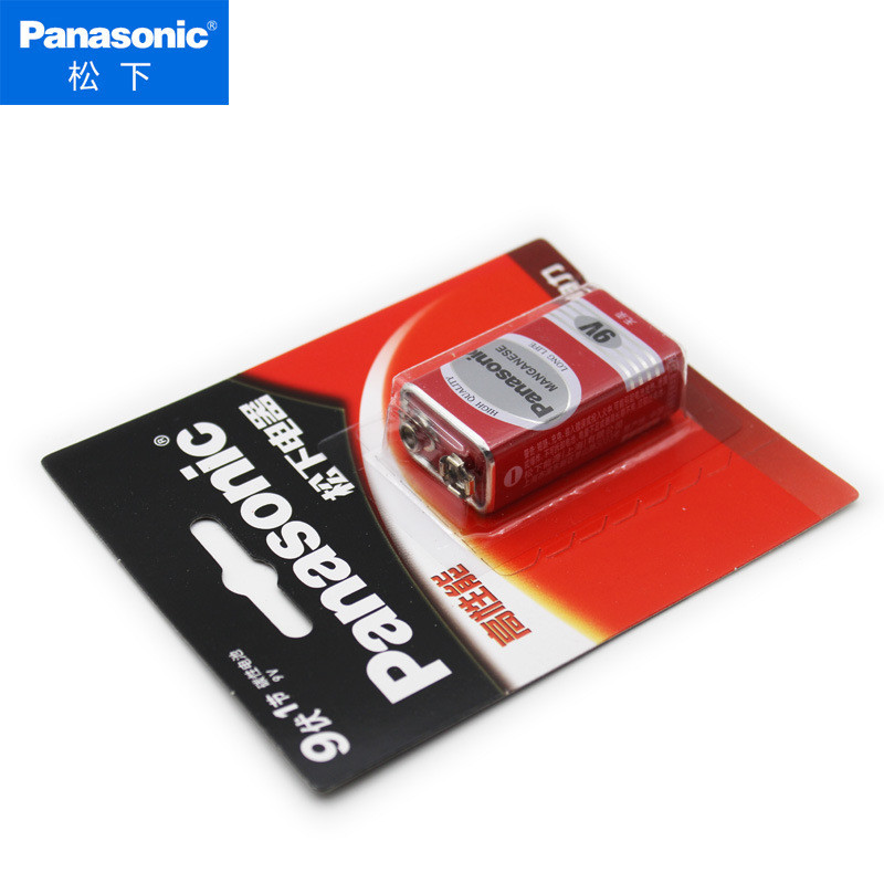 Panasonic/Panasonic 9V 6F22 1604G Nine V9V แบตเตอรี่สี่เหลี่ยม