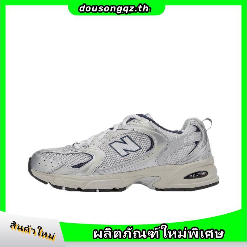New Balance 530 White Silver Navy | ของแท้ ตรวจสอบโดย SASOM