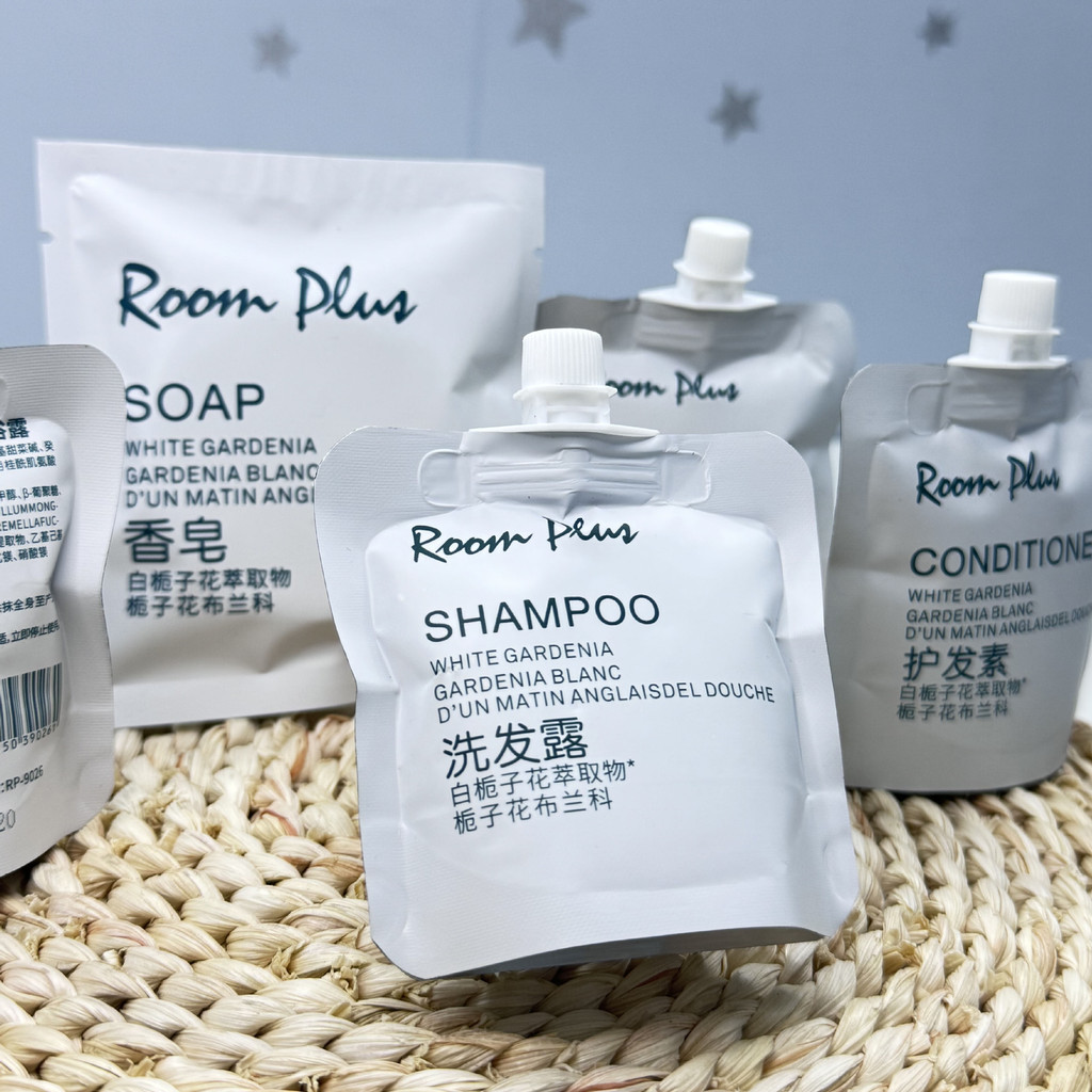 White Gardenia Travel Business Trip Care Set แชมพู ครีมนวดผม Body Wash Body Lotion High-End B & B Ho