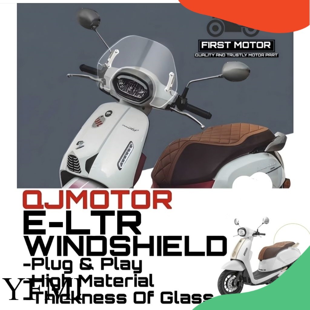 QJMOTOR ELTR150 ELTR 150 E-LTR 150 E-LTR150 Wind Shield อุปกรณ์เสริมแบบปรับได้อุปกรณ์เสริมดัดแปลง
