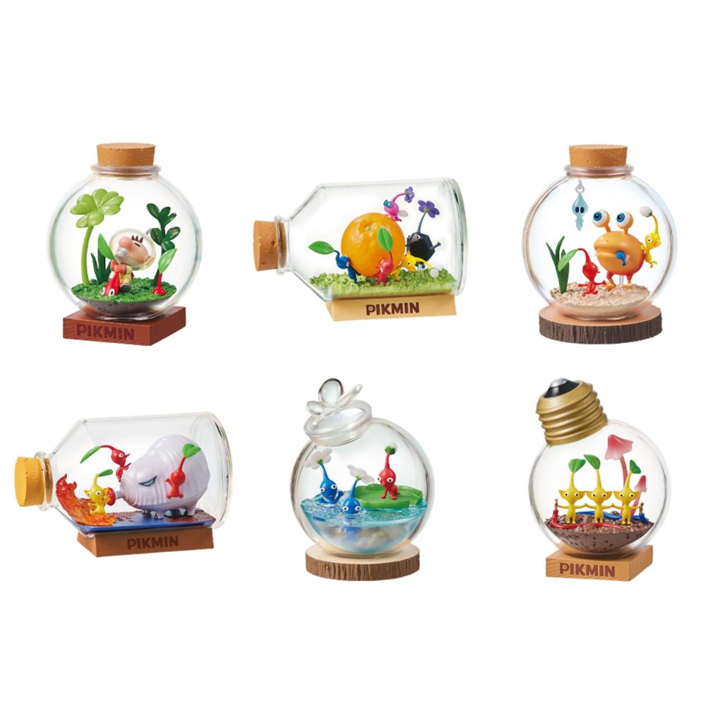 【Direct From Japan】ฟิกเกอร์ Pikmin Terrarium Collection เซ็ต 6 กล่อง Diorama ญี่ปุ่น