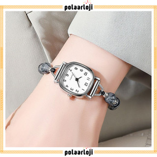 PA Jam Tangan Serut Mewah Gelang Serut Wanita Analog Quartz Adjustable Anti Air Rantai Stainless Steel Diamond Fashion RM269