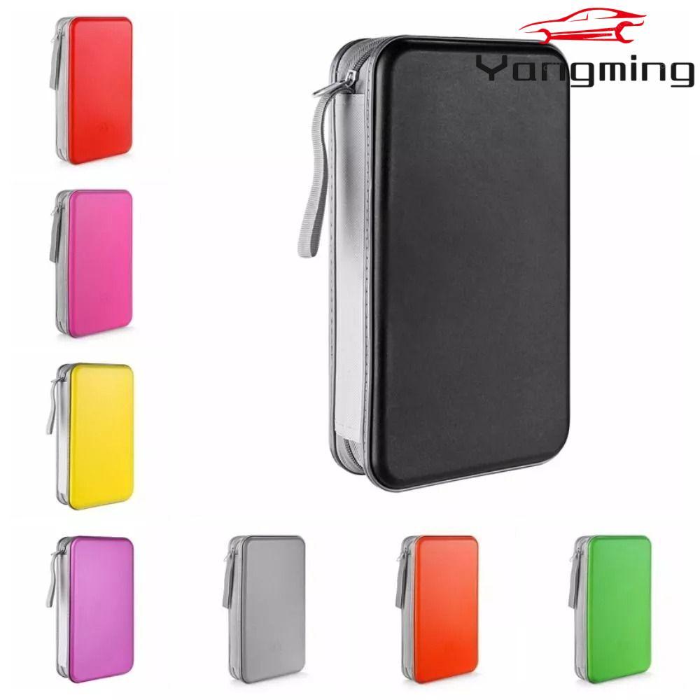 YANGMING CD Storage Holder, 96 แผ่น CD DVD สองด้าน, พลาสติก CD Sleeve Home
