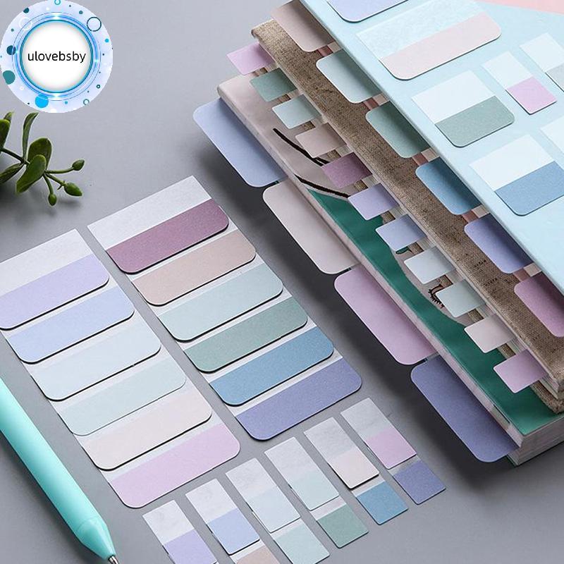 Ulovebsby 240 ชิ้น หลากสี Sticky Writable ที่ถอดออกได้ Index Tabs เครื่องหมายบุ๊คมาร์คหมายเหตุ VN