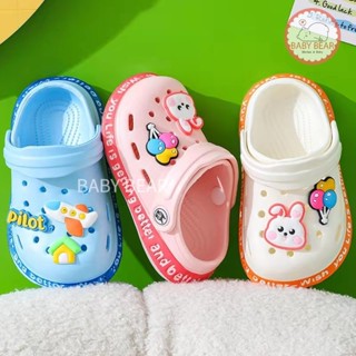 ใหม่ รองเท้าแตะรัดส้นเด็กลายการ์ตูน รองเท้าเด็ก มีกันลื่น DD…