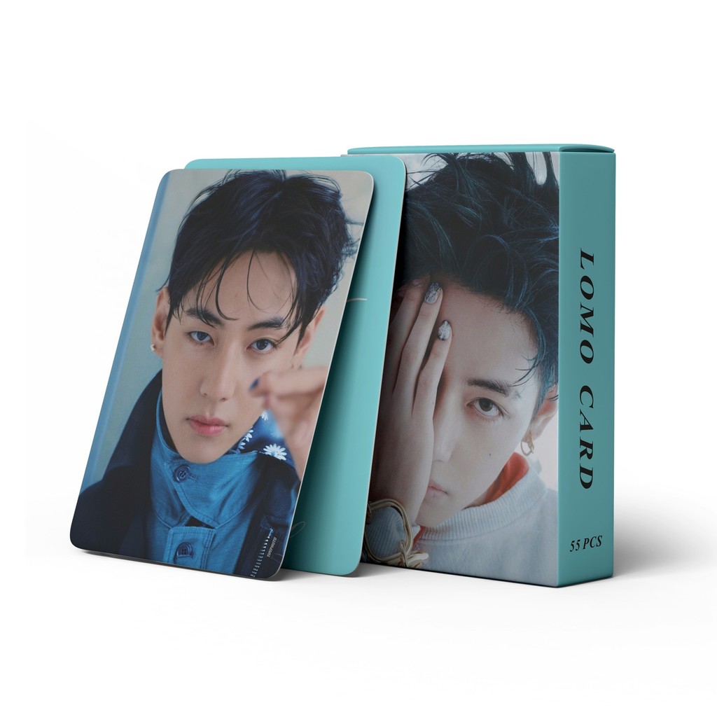 Zhang Jin Bulletproof Taehyung Photocard Star 55 Laser Photocard VLOMO นิตยสาร Merchandise KPOP