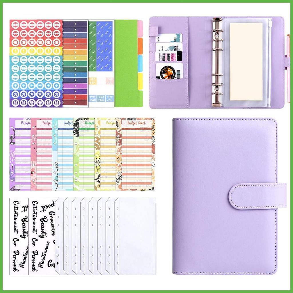 Budget Planner หนัง PU รายสัปดาห์รายวันเงิน 2026 Budget Planner หนังสือออมทรัพย์สําหรับเงินสดการเงิน