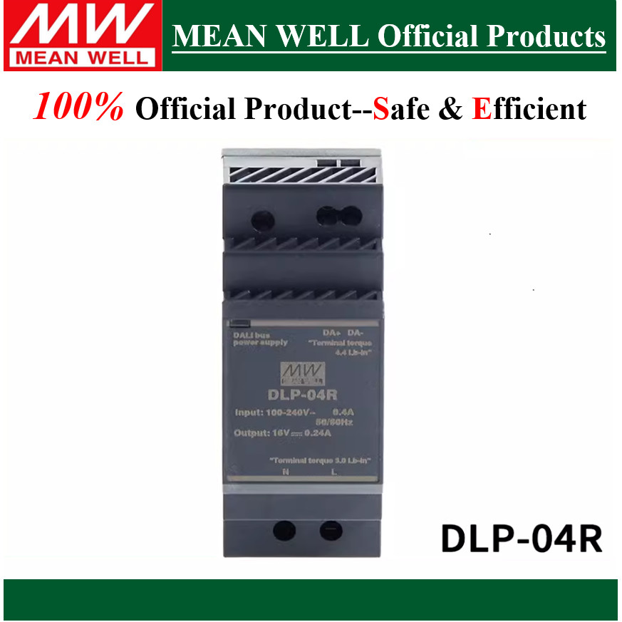 Original Mean Well DLP_04 series DALI Bus Power Supply DLP-04R
