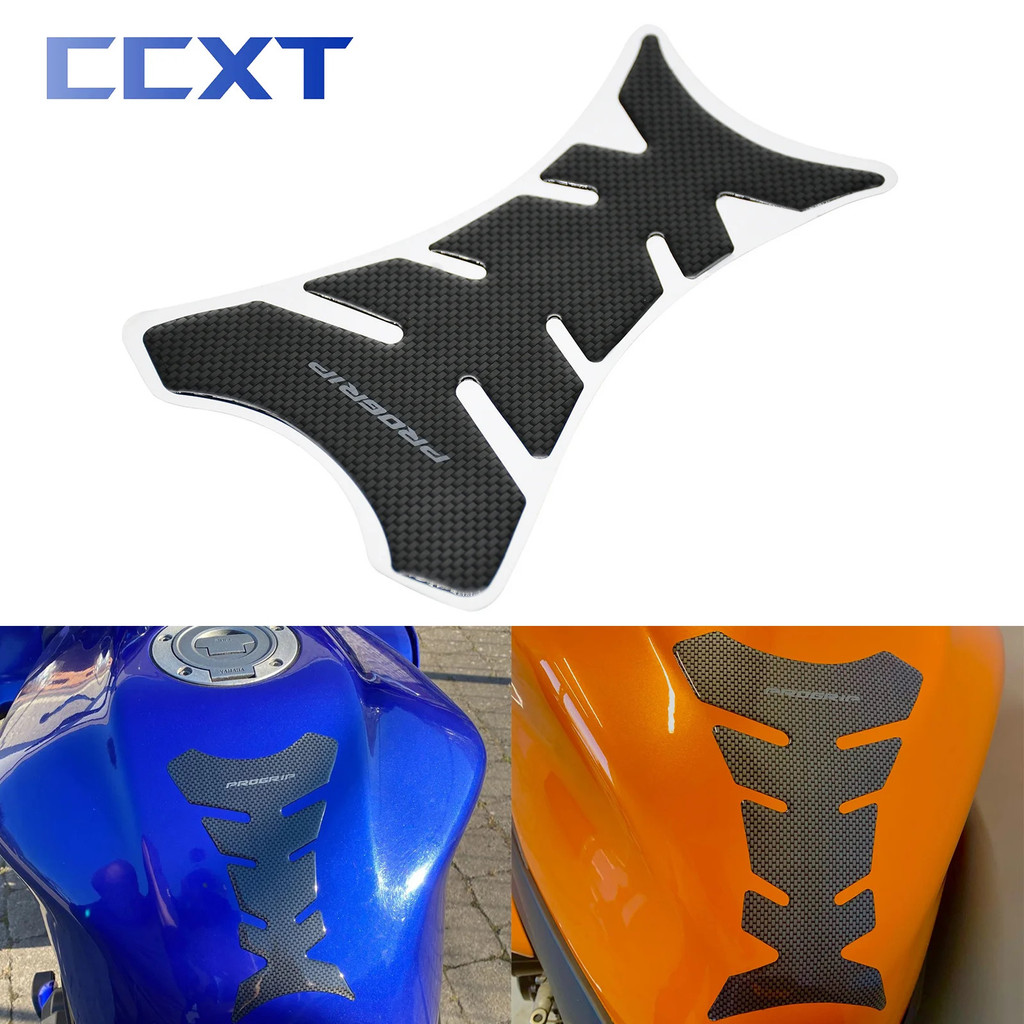 Universal Motorcycle Carbon Fiber Tank Pad Protector Racing Sticker For Yamaha Kawasaki Suzuki Honda