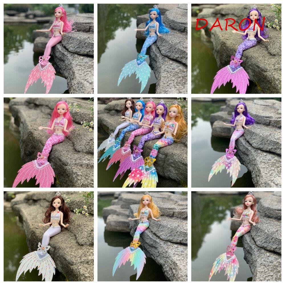 DARON Bjd ตุ๊กตานางเงือกของเล่น, BJD Mermaid Joint Movable Bjd เจ้าหญิง Mermaid ตุ๊กตา, ตุ๊กตาคอสเพล