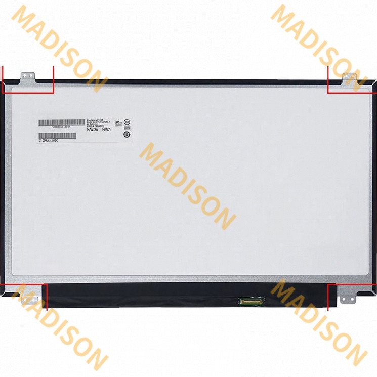 15.6 นิ้ว 30 พิน N156HGA-EAL NV156FHM-N46 b156han06.1 NV156FHM-n42 30 พิน IPS LED จอแสดงผล LCD 1920*