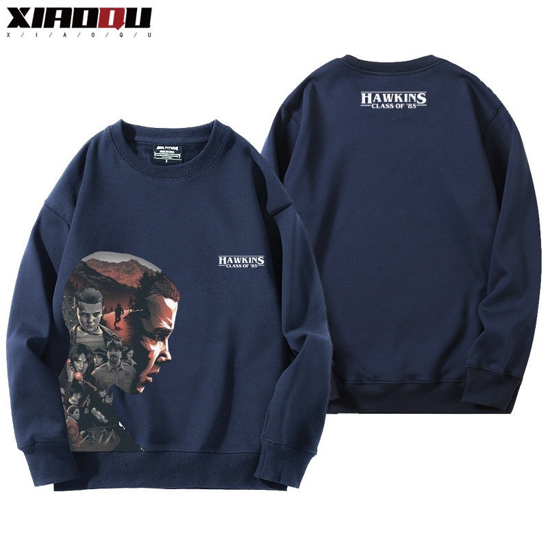 เสื้อเชิ้ตสวอเตอร์ชาร์ต Stranger Things ลาย Elevent และ Hawkins High School สำหรับผู้ชายและผู้หญิง ท