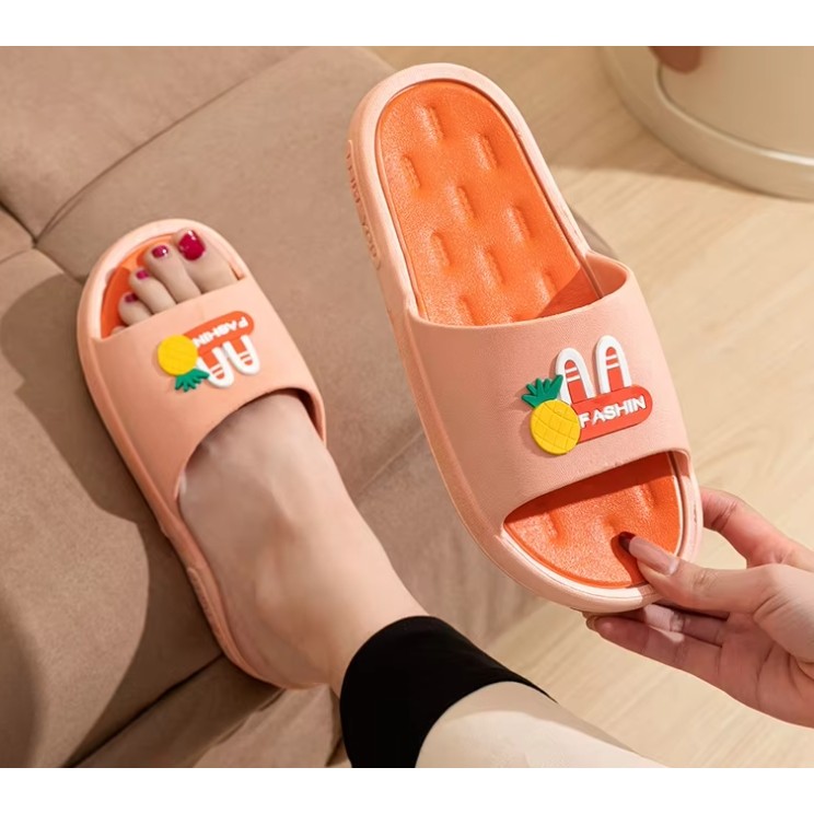 tookdee จัดส่งในไทย รองเท้าแตะลำลอง พื้นนุ่ม หูกระต่ายกับสัปรด เหมาะใส่นอกบ้านในบ้าน กันลื่น ยางEVA