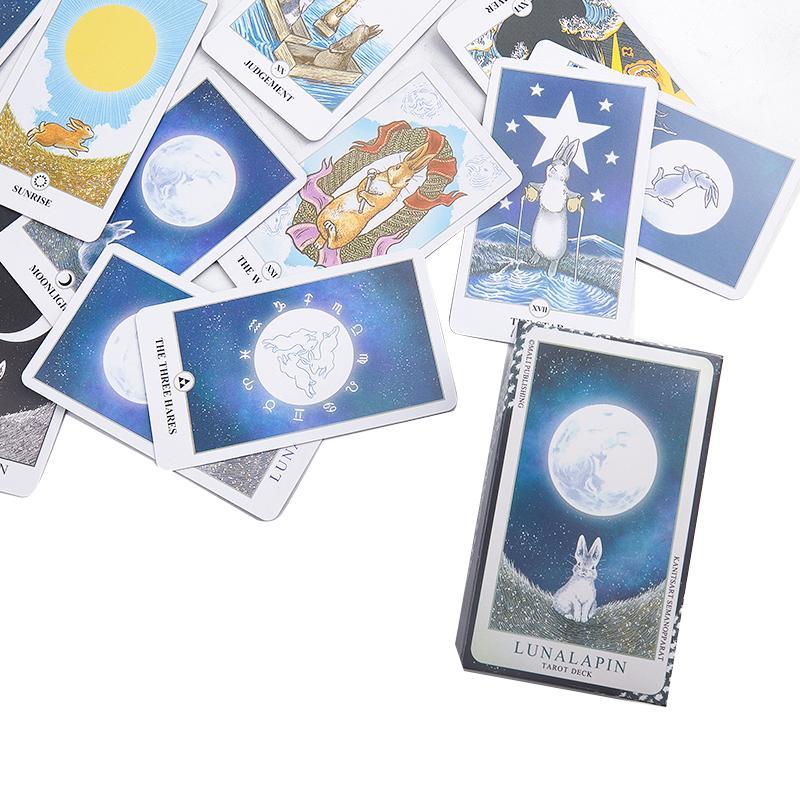 Newwellknownepic Rabbit Deck Lunalapin Rabbit Card การ์ดเกมของขวัญ TH