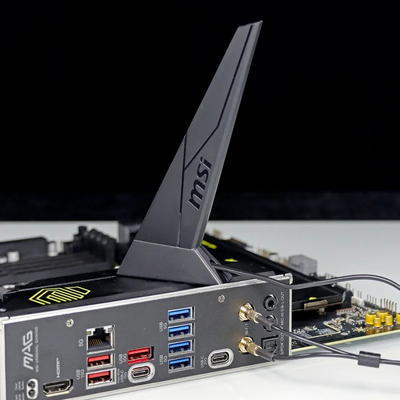 MSI WIFI7 เสาอากาศสีขาว EZ-Plug สําหรับ MSI ASUS GIGABYTE B840 B850 Z890 MAG B860-P B860M-A X870 GAM