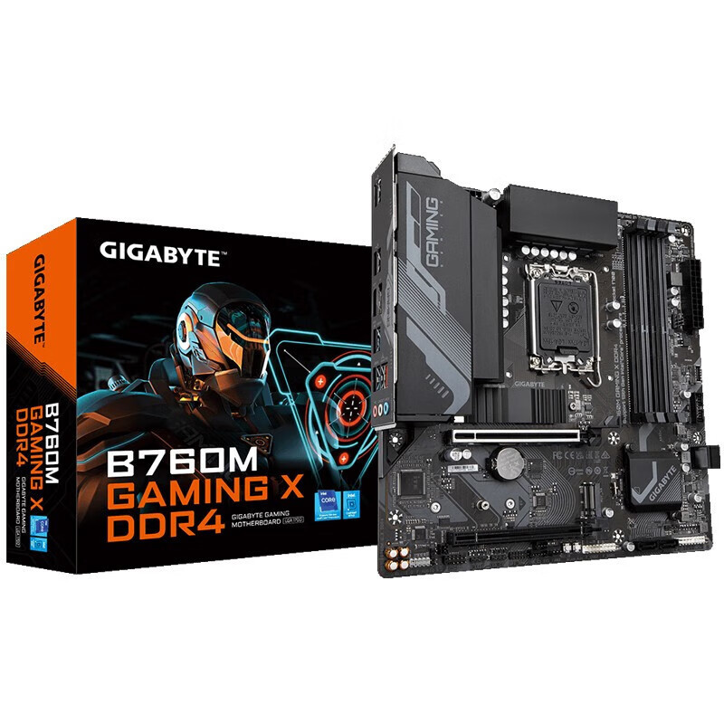 Gigabyte B760M GAMING X DDR4 เมนบอร์ดคอมพิวเตอร์เหมาะสําหรับ 13th Generation CPU i5 13400F 13600K
