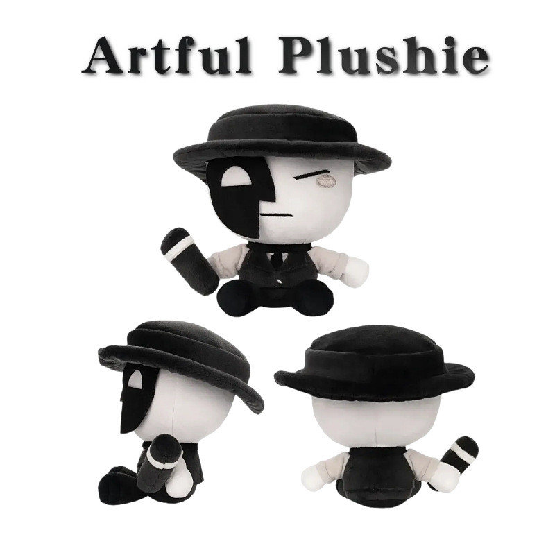✨ตุ๊กตา โรบ็อกซ์✨25 ซม.Artful ของเล่นตุ๊กตา Roblox Die of Death Artful Plushie ตุ๊กตาน่ารัก Roblox F