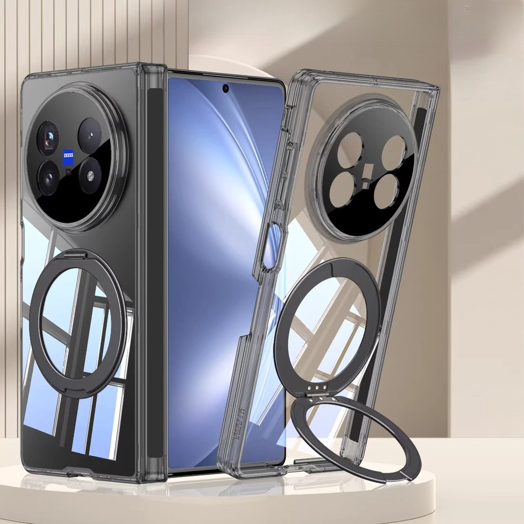 เหมาะสําหรับ vivo X Fold5 เคสโทรศัพท์ใหม่ X Fold5 หน้าจอพับได้ Full Coverage บานพับกลางฝาครอบป้องกัน