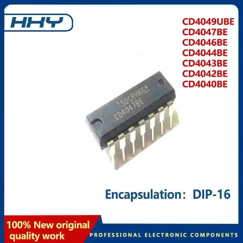 5PCS CD4049UBE CD4049 DIP CD4049BE DIP-16 CD4047BE CD4047 CD4046BE CD4046 CD4044BE CD4044 CD4043BE C