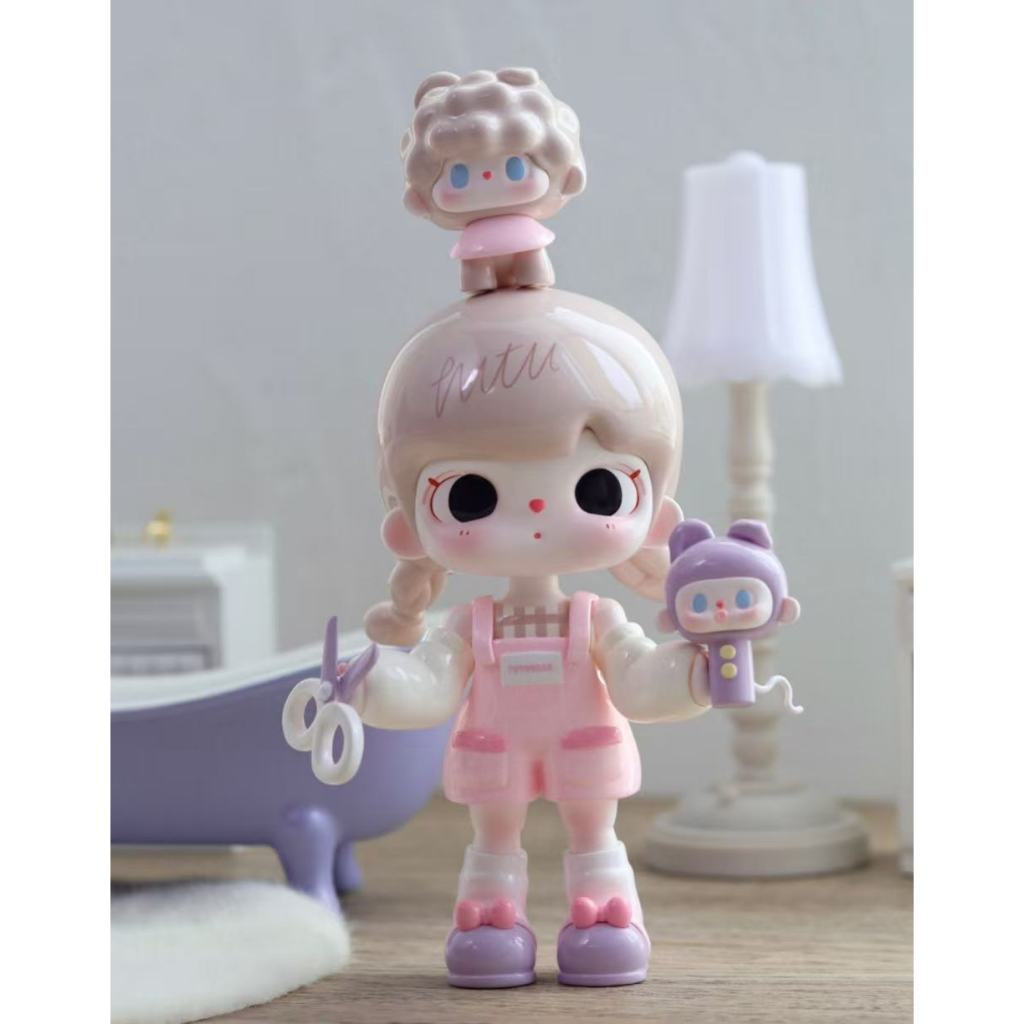 DLOCKER TUTU BEAR Bunny BEAR Pet Groomer ของเล่นเด็กใหญ่ตุ๊กตาตุ๊กตาอินเทรนด์เล่นรูป QJ5Y