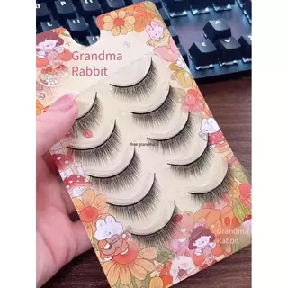 Hard Stem Baby ตรงขนตาปลอมผู้ใหญ่ชาย cos ธรรมชาติ Mom Raw Double Eyelid สามเณรกระต่าย Granny 233 แฟชั่นที่สมจริง Face Repair สาว