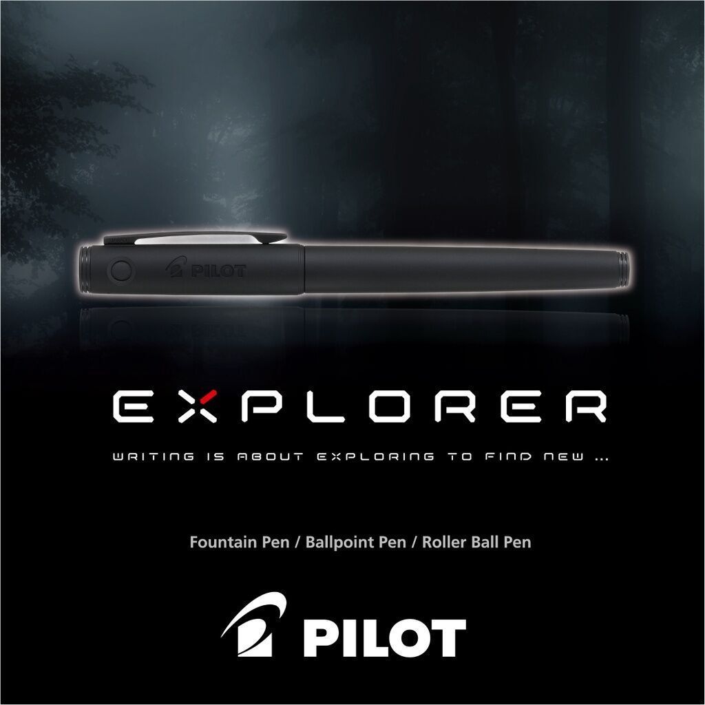 ปากกาเจล Pilot Explorer 2 หรือปากกาหมึกซึม
