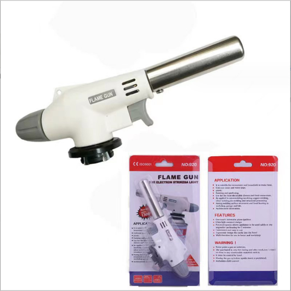 Outdoor Barbecue Kitchen Baking Igniter Card Burner Ceramic Core Spray Gun Small Welding Torch Flame