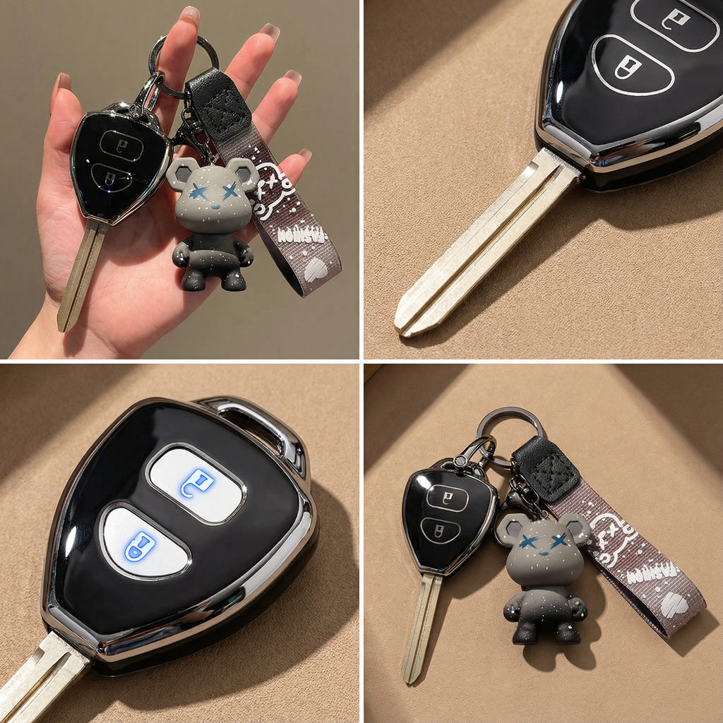 เคสกุญแจรีโมทรถยนต์ สําหรับ Toyota 2 3 ปุ่ม Vios Yaris Commuter Vigo Innova Fortuner Altis Camry ราคา ถูกที่สุด ดีลบีเคเค แกลเลอรีภาพที่ 5