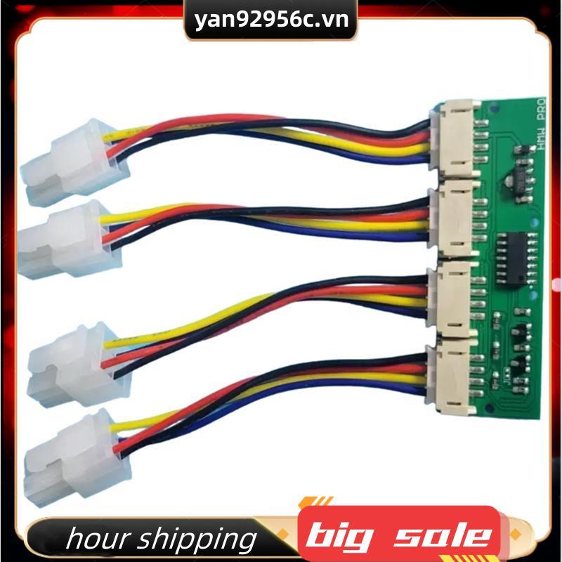 พัดลม Spoofer Dummer Emulator 12V 4-In-1 Square 4Pin พัดลมจําลองสําหรับ S21 S19kpro T21 KS5 KS5pro