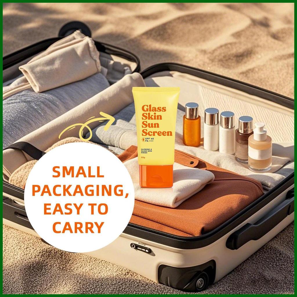 Clear Face Sunscreen Long-Lasting Invisible Moisturizer Sunscreen Hydrating Cream Lotion Sunblock No