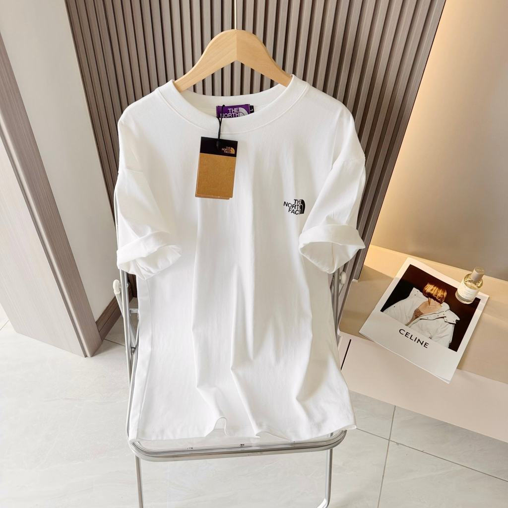 THE NORTH FACE/NORTH FACE 2026 ต้นฤดูใบไม้ผลิสไตล์ใหม่เสื้อยืดแขนสั้นผู้ชายผู้หญิงคู่ Niche อินเทรนด