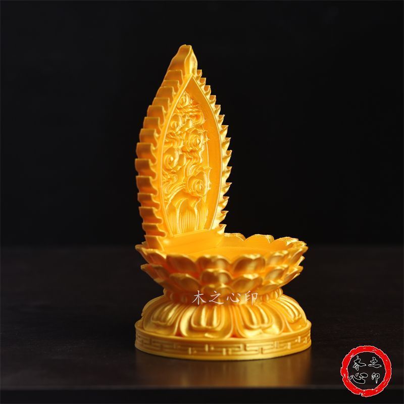 ฐานดอกบัวฐานขนาดเล็ก Thangka สําหรับดอกบัวสําหรับพระพุทธรูป Stat// 1.4