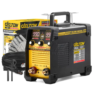 DELTON ตู้เชื่อม Inverter IGBT MMA-990S รุ่นงานหนัก 2-in-1 พร้อมฟังก์ชั่น Power Bank (2USB) 2หน้าจอ3ปุ่ม รุ่น DT-990S