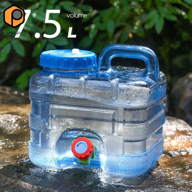Prettyia Survival Canteen Spivot ถังน้ำพลาสติกพกพา สำหรับการใช้งานนอกบ้านและเอาตัวรอด ความจุ 5 ลิตร