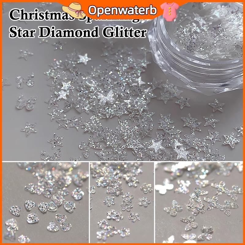 [KAN] Nail Art Super Glitter Sequins Holographic ไฟ Fany Nail Art เลื่อมสําหรับสาว DIY Glamour เล็บเครื่องมือตกแต่งเล็บ FXH