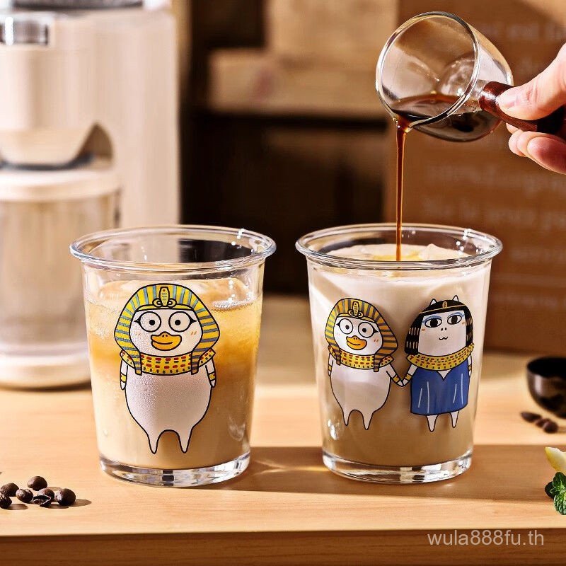 Molly Preferred Little Liu Duck แก้วอียิปต์น่ารักถ้วยน้ํากาแฟนมน้ํามูลค่าสูง Q9MW