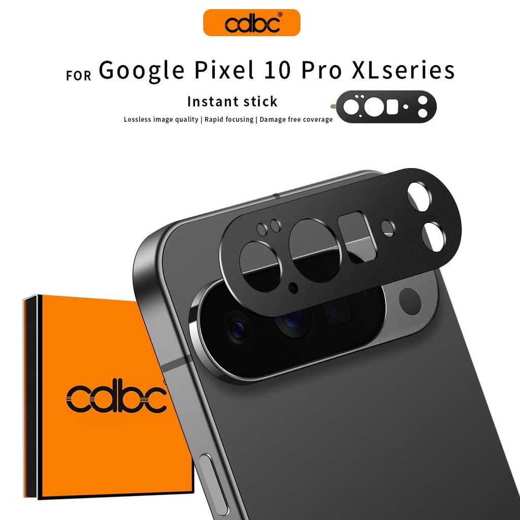 ฝาครอบวงแหวนป้องกันโลหะสําหรับเลนส์กล้องด้านหลังสําหรับ Google Pixel 10/10 Pro/10 Pro Fold/10 Pro XL, การออกแบบกลวง, ไม่มีกระจก