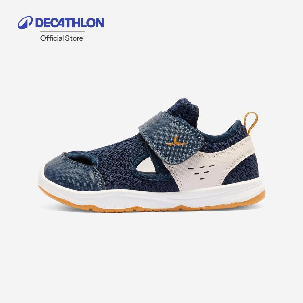 Decathlon Kids' Rip-Tab Comfy & Light Shoes รองเท้าแถบตีนตุ๊กแกสำหรับเด็ก ขนาด 25-30 รุ่น I Move - Brown