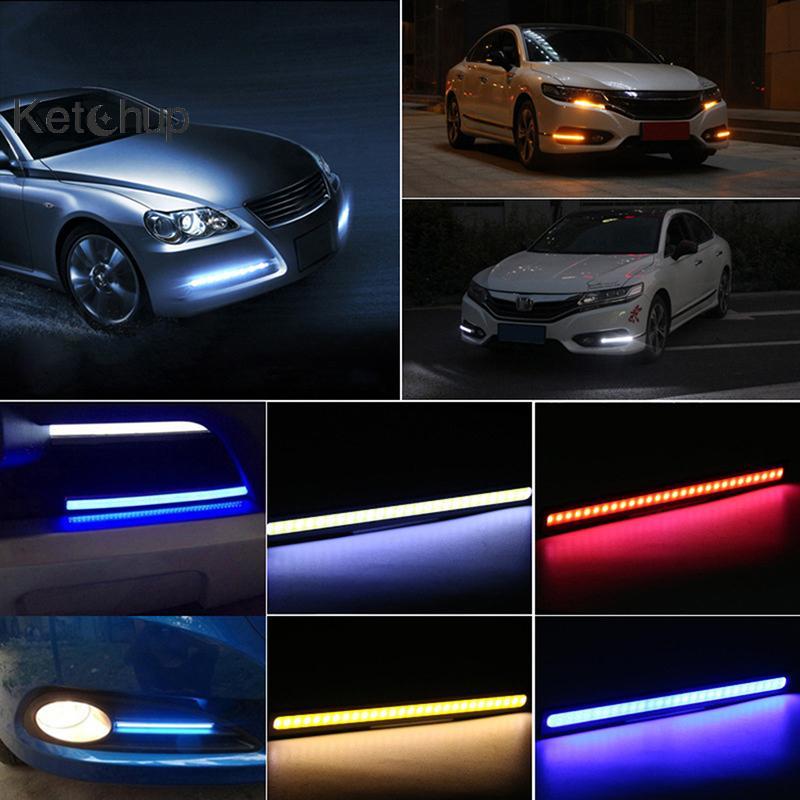 [Ktchup-t] 1x Universal 17 ซม.รถไฟ LED Bar Rod ไฟวิ่งกลางวันรถกันน้ํา LED Nice