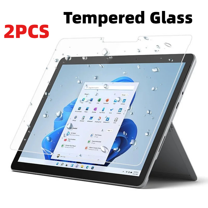 2Pcs ฟิล์มกระจกนิรภัยสําหรับ Microsoft Surface Book 7 6 5 1 2 3 15.0 13.5 Clear Screen Protector สํา