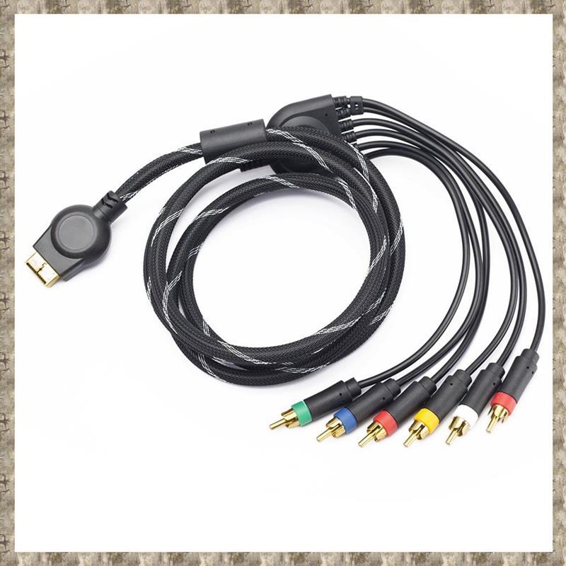[zv0lma8i] สายเคเบิลส่วนประกอบ 1.8 ม. สายเคเบิล AV ความละเอียดสูงอุปกรณ์เสริมสายเคเบิลเกม PS2