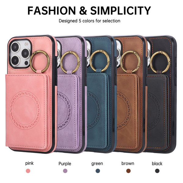 magsafe wallet true money wallet เหมาะสําหรับ iPhone17E Cross-body Card Holder เคสโทรศัพท์รถแหวนแม่เ
