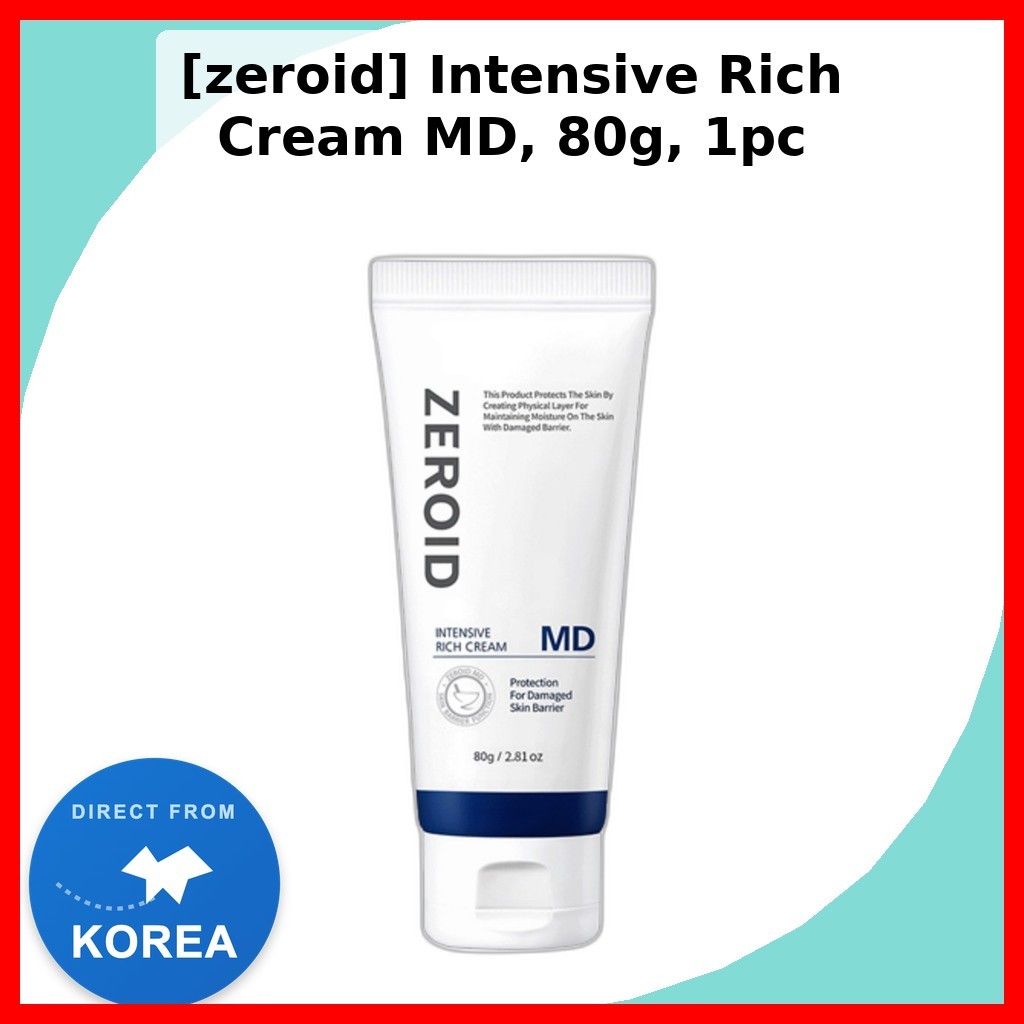 [zeroid] Intensive Rich Cream MD, 80g, 1 ชิ้น / Korean Intensive Cream / Moisture Barrier / ของแท้ 1