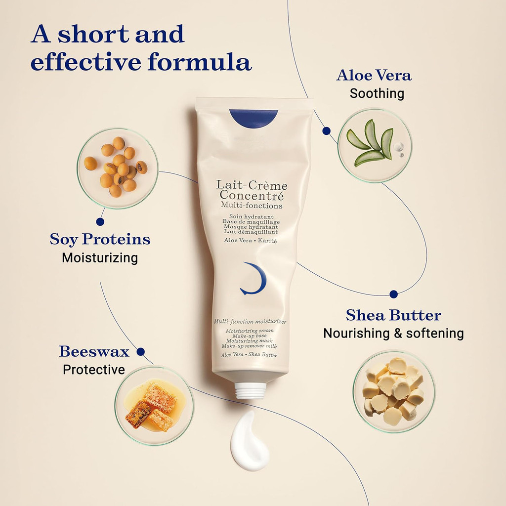 Lait-Crème Concentrated Cream Makeup Base Moisturizing Shea Butter Makeup Base 3.8