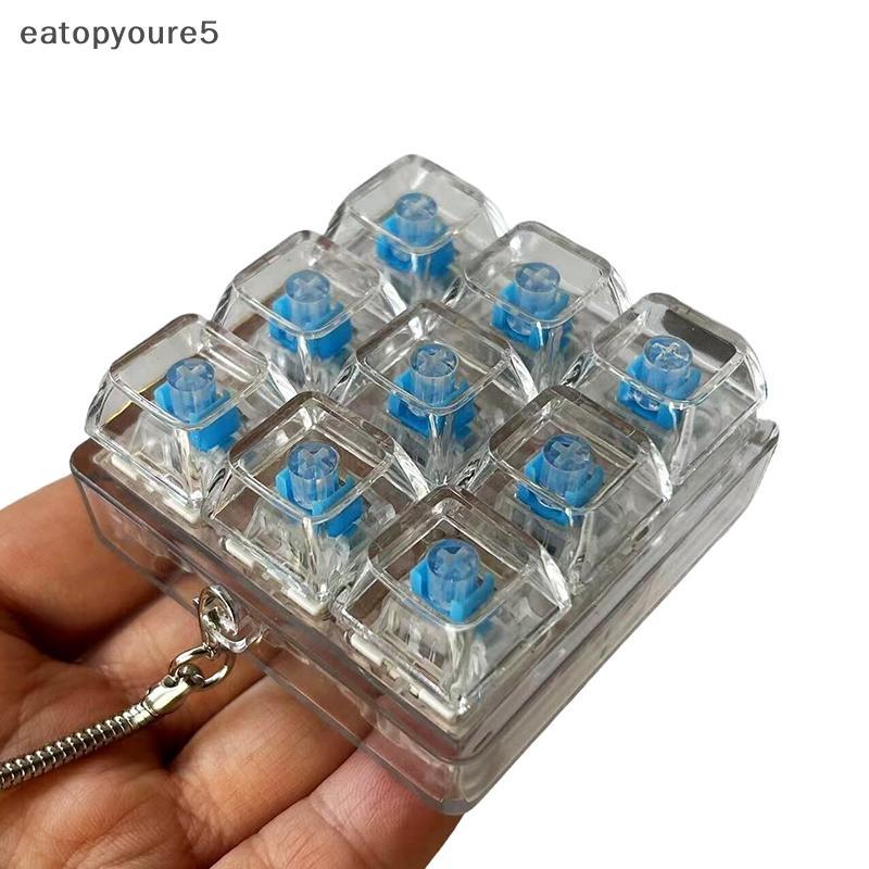 Eatopyoure5] 4Key Mechanical Keyboard Axis Tester LED Keycap Switch Samr Key ของเล่นความเครียดบรรเทา