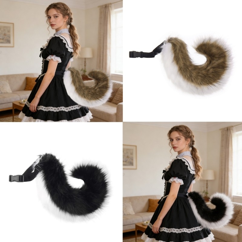 Noe Shiba Inu Tail คอสเพลย์ฮาโลวีนอุปกรณ์เสริมเครื่องแต่งกายหางสําหรับการแสดงบนเวที